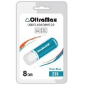 Флеш-накопитель USB  8GB  OltraMax  230  стальной синий